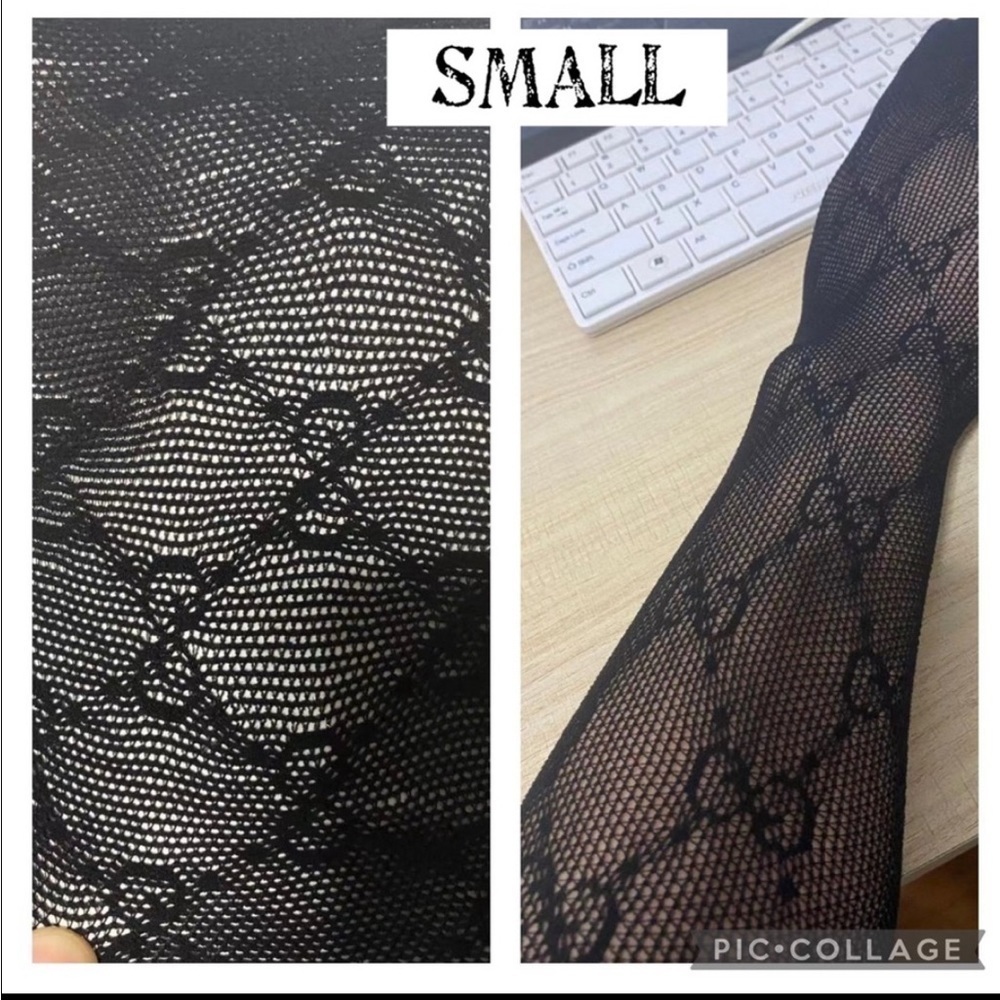 Pantyhose… Pantyhose - Black GG design - Picture 2 of 3